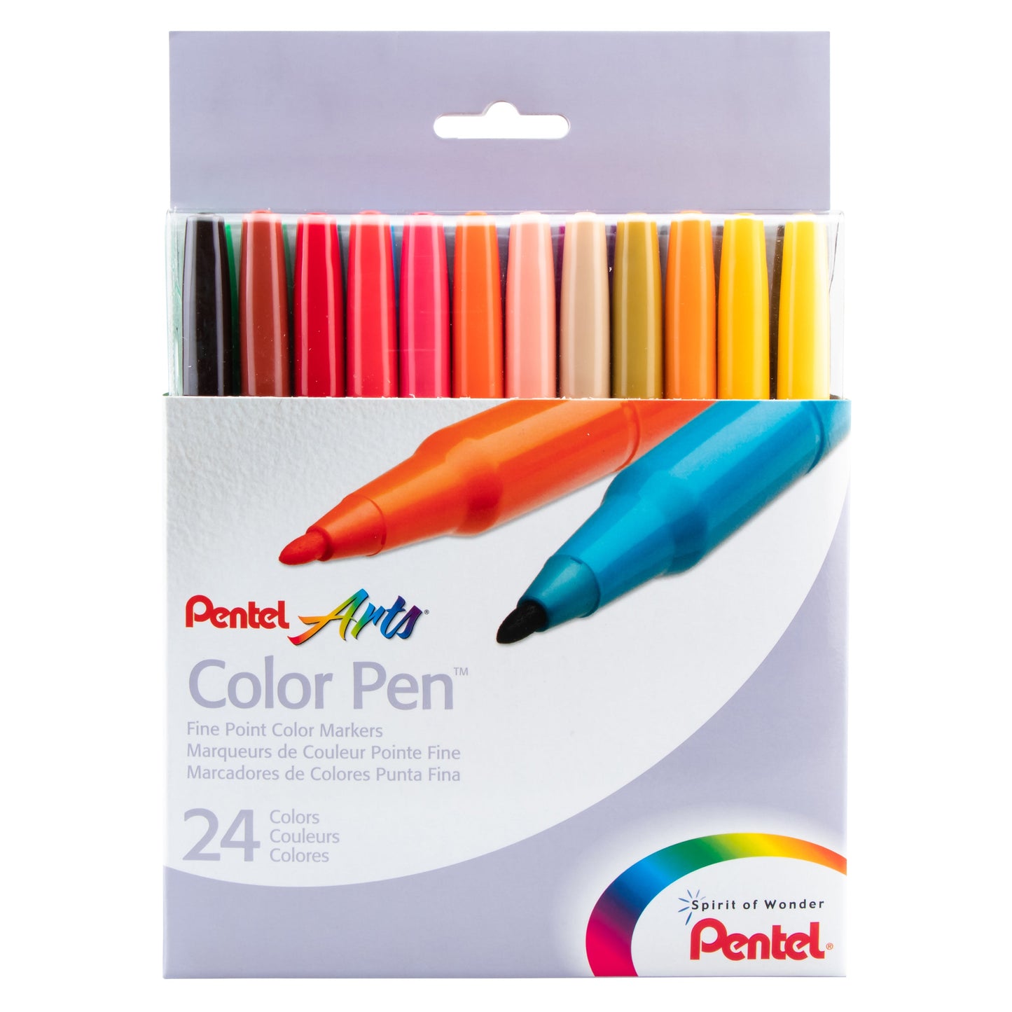 Pentel Arts Color Pen 24-Color Set (S360-24)