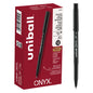 uniball™ Onyx Rollerball Pens, Micro Point (0.5mm), Black