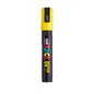 uni® POSCA PC-3M Water-Based Paint Markers, Reversible Fine Tip (0.9-1.3mm), Yellow