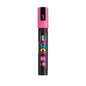 uni® POSCA PC-3M Water-Based Paint Markers, Reversible Fine Tip (0.9-1.3mm), Pink