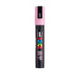 uni® POSCA PC-3M Water-Based Paint Markers, Reversible Fine Tip (0.9-1.3mm), Light Pink