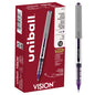 uniball™ Vision Rollerball Pens, Fine Point (0.7mm), Violet, 12 Pack